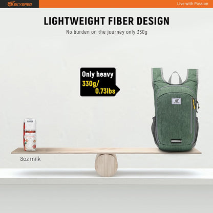 Small Daypack 10L Hiking Backpack Packable Lightweight Travel Day Pack for Women Men
