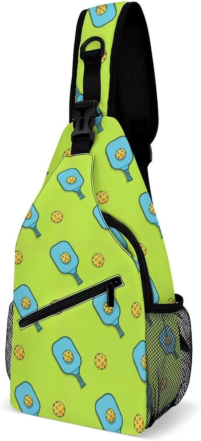Men Women Sling Backpack Outdoor Sport Daypack Travel Bag, Multipurpose Anti-Theft Carry On Bag, Breathable Chest Sling Shoulder Backpacks Bags, Cute Aircraft Airplane