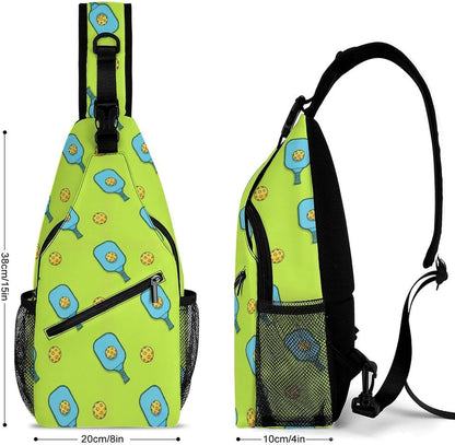 Men Women Sling Backpack Outdoor Sport Daypack Travel Bag, Multipurpose Anti-Theft Carry On Bag, Breathable Chest Sling Shoulder Backpacks Bags, Cute Aircraft Airplane