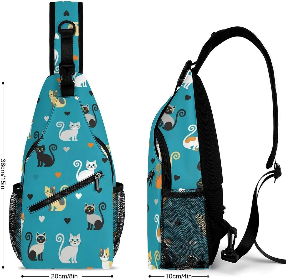 Men Women Sling Backpack Outdoor Sport Daypack Travel Bag, Multipurpose Anti-Theft Carry On Bag, Breathable Chest Sling Shoulder Backpacks Bags, Cute Aircraft Airplane