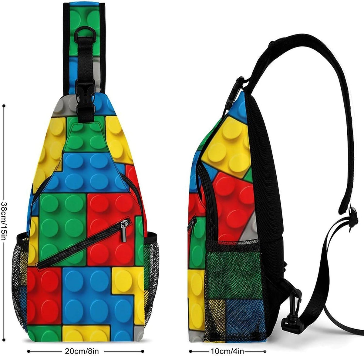 Men Women Sling Backpack Outdoor Sport Daypack Travel Bag, Multipurpose Anti-Theft Carry On Bag, Breathable Chest Sling Shoulder Backpacks Bags, Cute Aircraft Airplane