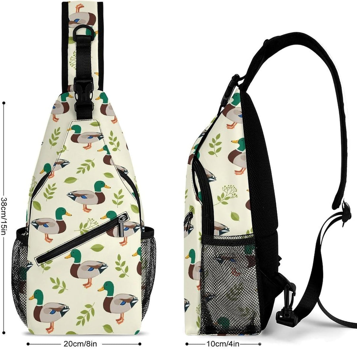 Men Women Sling Backpack Outdoor Sport Daypack Travel Bag, Multipurpose Anti-Theft Carry On Bag, Breathable Chest Sling Shoulder Backpacks Bags, Cute Aircraft Airplane