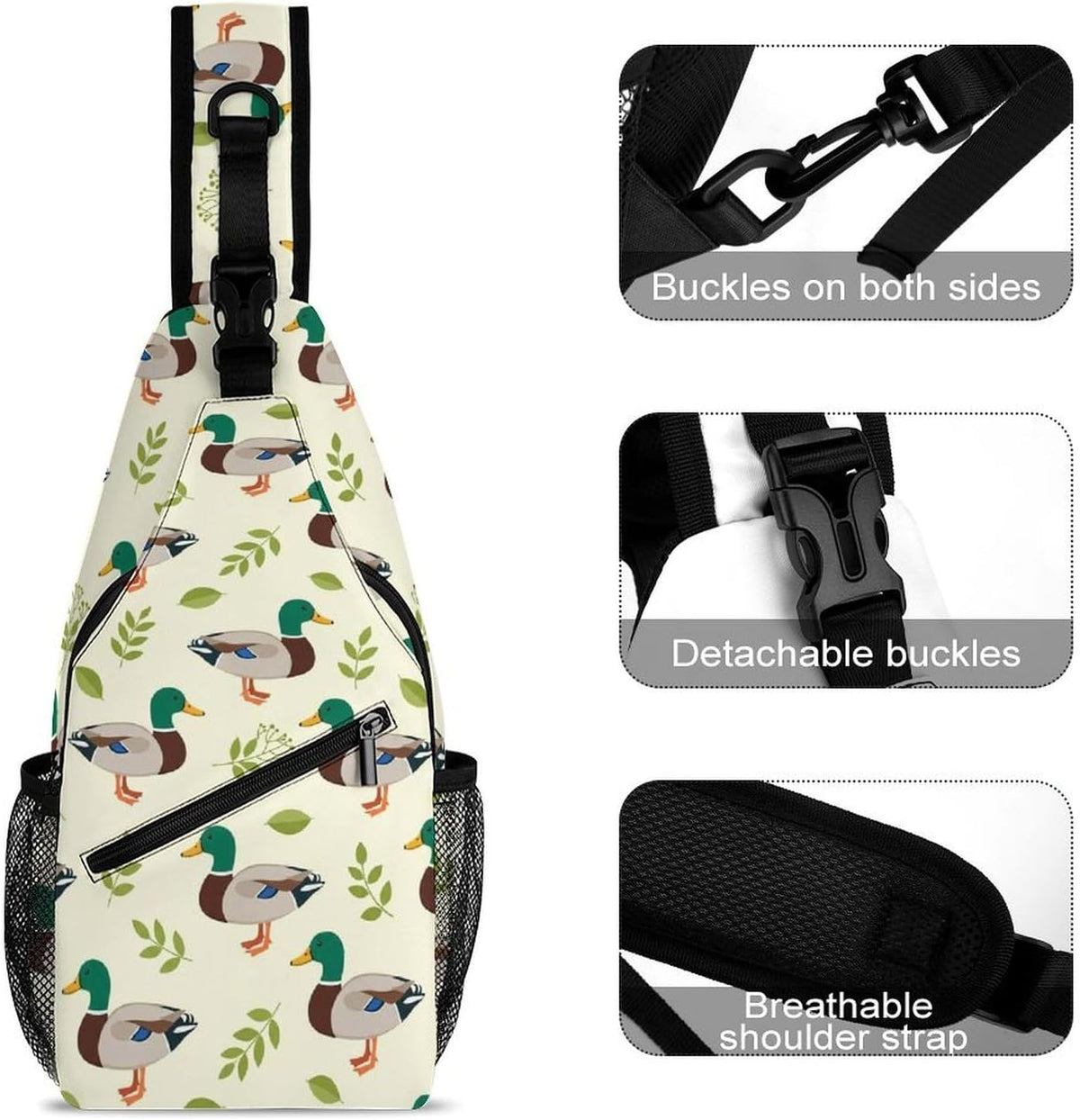 Men Women Sling Backpack Outdoor Sport Daypack Travel Bag, Multipurpose Anti-Theft Carry On Bag, Breathable Chest Sling Shoulder Backpacks Bags, Cute Aircraft Airplane