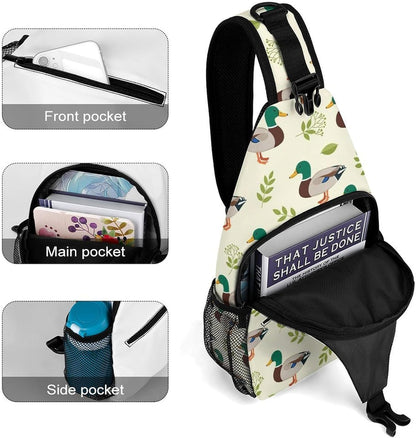 Men Women Sling Backpack Outdoor Sport Daypack Travel Bag, Multipurpose Anti-Theft Carry On Bag, Breathable Chest Sling Shoulder Backpacks Bags, Cute Aircraft Airplane