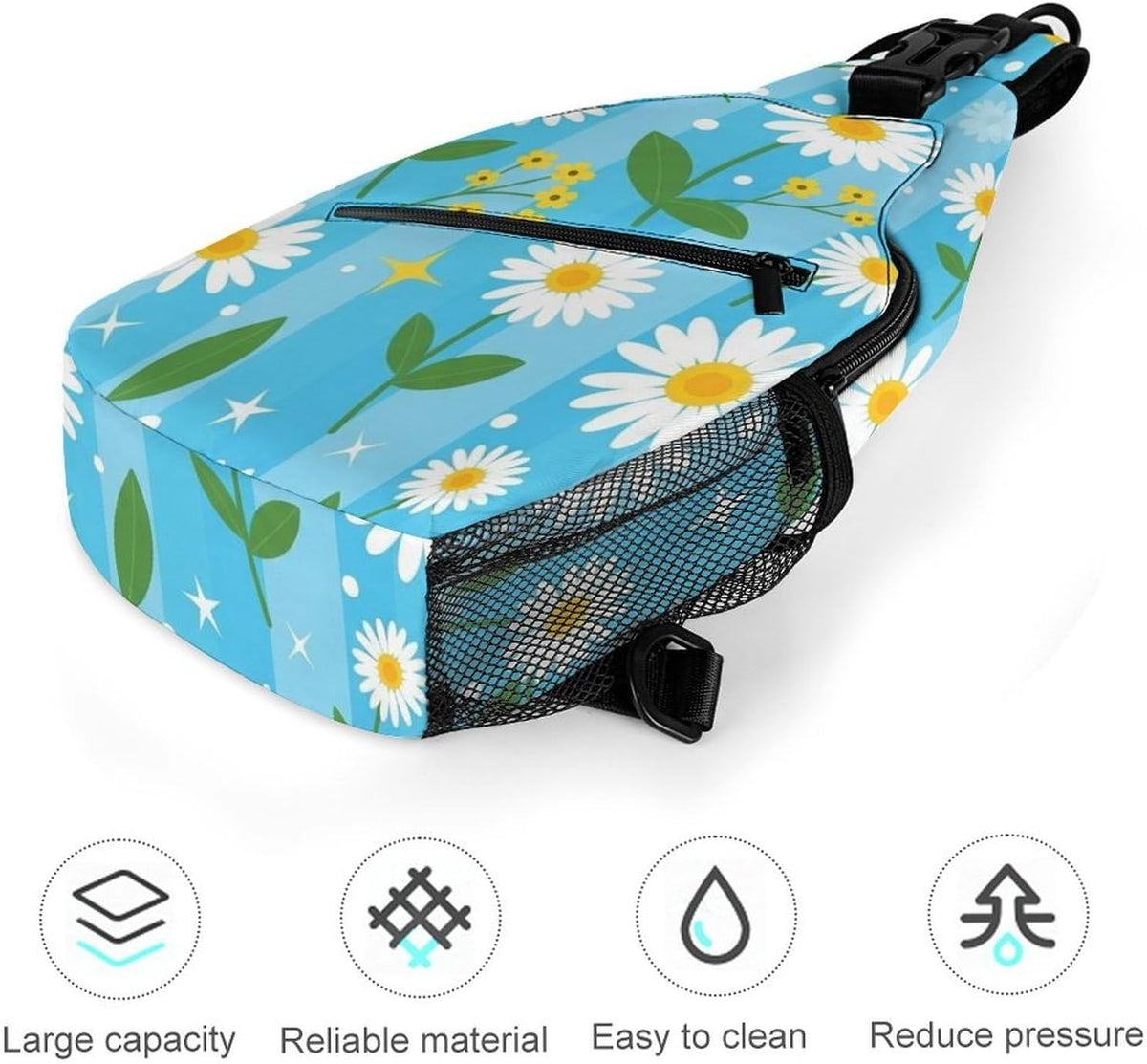 Men Women Sling Backpack Outdoor Sport Daypack Travel Bag, Multipurpose Anti-Theft Carry On Bag, Breathable Chest Sling Shoulder Backpacks Bags, Cute Aircraft Airplane