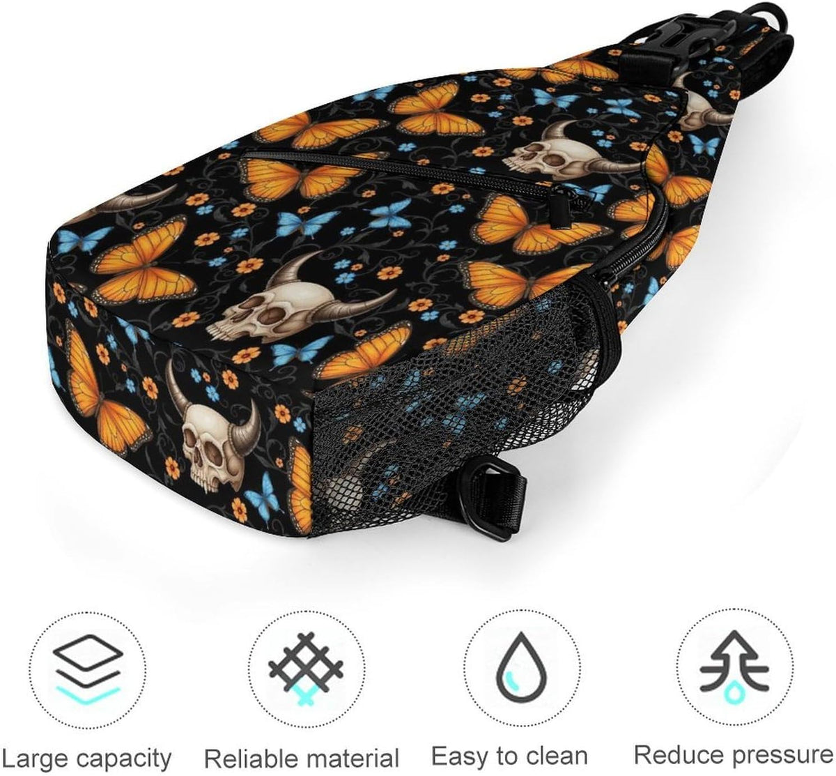 Men Women Sling Backpack Outdoor Sport Daypack Travel Bag, Multipurpose Anti-Theft Carry On Bag, Breathable Chest Sling Shoulder Backpacks Bags, Cute Aircraft Airplane