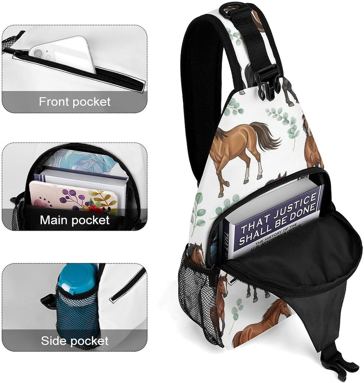Men Women Sling Backpack Outdoor Sport Daypack Travel Bag, Multipurpose Anti-Theft Carry On Bag, Breathable Chest Sling Shoulder Backpacks Bags, Cute Aircraft Airplane