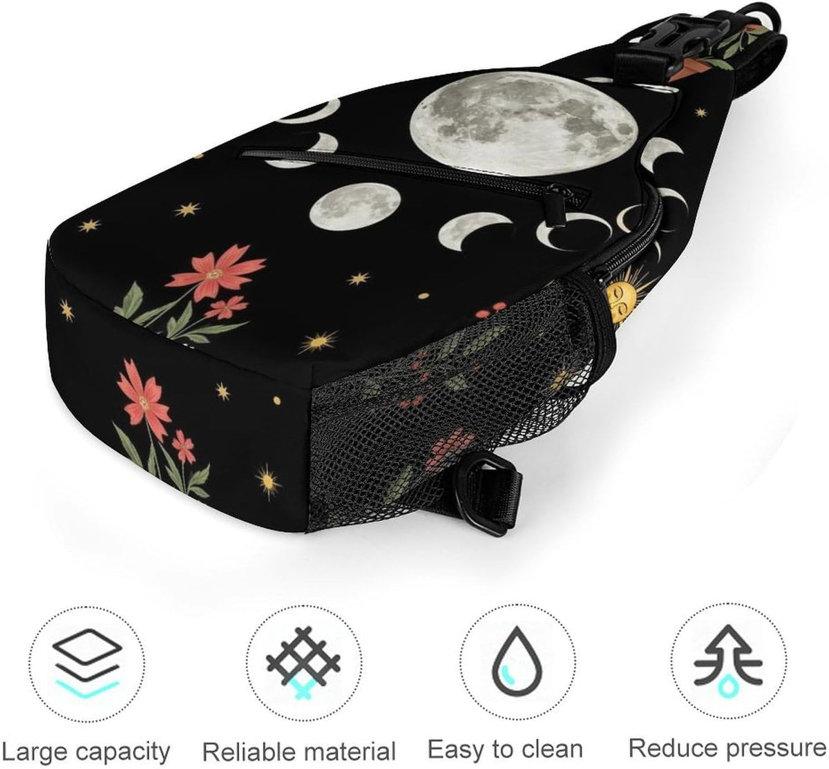 Men Women Sling Backpack Outdoor Sport Daypack Travel Bag, Multipurpose Anti-Theft Carry On Bag, Breathable Chest Sling Shoulder Backpacks Bags, Cute Aircraft Airplane