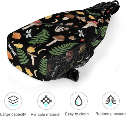 Men Women Sling Backpack Outdoor Sport Daypack Travel Bag, Multipurpose Anti-Theft Carry On Bag, Breathable Chest Sling Shoulder Backpacks Bags, Cute Aircraft Airplane