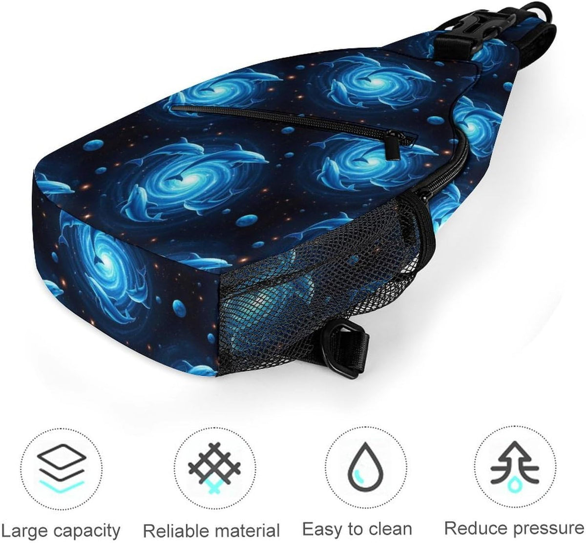 Men Women Sling Backpack Outdoor Sport Daypack Travel Bag, Multipurpose Anti-Theft Carry On Bag, Breathable Chest Sling Shoulder Backpacks Bags, Cute Aircraft Airplane