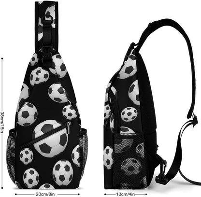 Men Women Sling Backpack Outdoor Sport Daypack Travel Bag, Multipurpose Anti-Theft Carry On Bag, Breathable Chest Sling Shoulder Backpacks Bags, Cute Aircraft Airplane