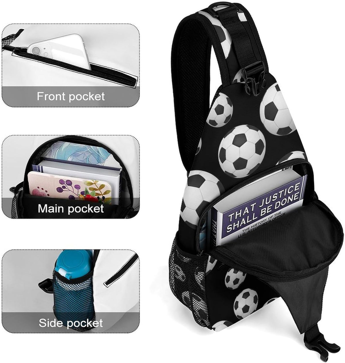 Men Women Sling Backpack Outdoor Sport Daypack Travel Bag, Multipurpose Anti-Theft Carry On Bag, Breathable Chest Sling Shoulder Backpacks Bags, Cute Aircraft Airplane