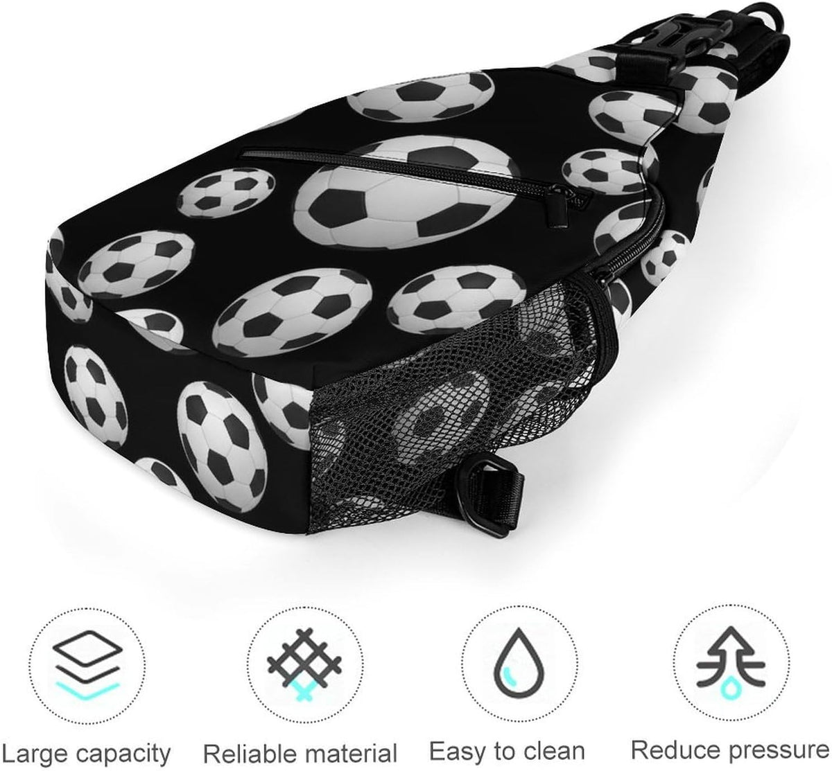 Men Women Sling Backpack Outdoor Sport Daypack Travel Bag, Multipurpose Anti-Theft Carry On Bag, Breathable Chest Sling Shoulder Backpacks Bags, Cute Aircraft Airplane