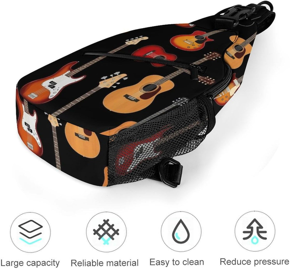 Men Women Sling Backpack Outdoor Sport Daypack Travel Bag, Multipurpose Anti-Theft Carry On Bag, Breathable Chest Sling Shoulder Backpacks Bags, Cute Aircraft Airplane