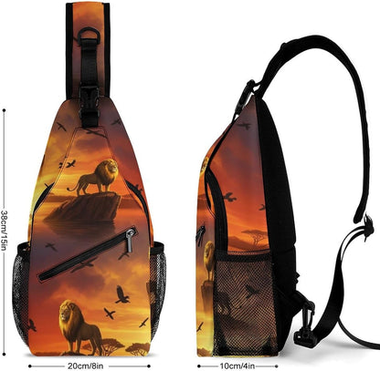 Men Women Sling Backpack Outdoor Sport Daypack Travel Bag, Multipurpose Anti-Theft Carry On Bag, Breathable Chest Sling Shoulder Backpacks Bags, Cute Aircraft Airplane