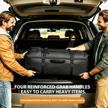 33 Inch 100L Extra Large Rolling Duffle Bag with Wheels, Wet Pocket & Shoe Compartment, Heavy Duty Water Resistant Wheeled Duffel for Moving Travel Camping