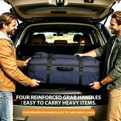 33 Inch 100L Extra Large Rolling Duffle Bag with Wheels, Wet Pocket & Shoe Compartment, Heavy Duty Water Resistant Wheeled Duffel for Moving Travel Camping