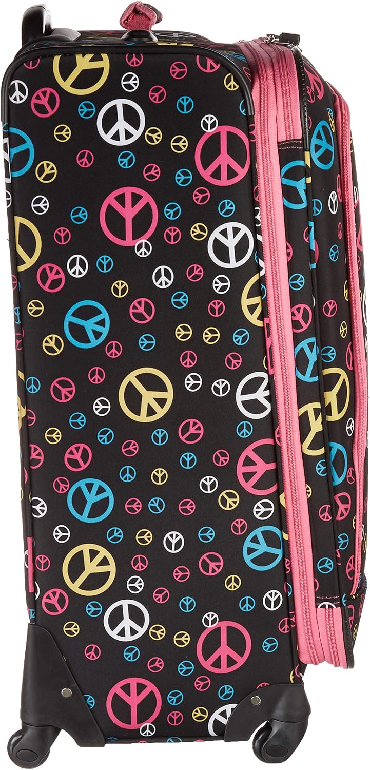 Fusion Softside Spinner Wheel Luggage, Peace, 3-Piece Set (20/24/28)