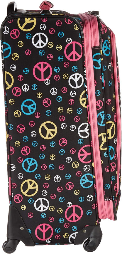 Fusion Softside Spinner Wheel Luggage, Peace, 3-Piece Set (20/24/28)