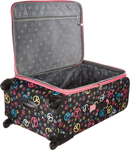 Fusion Softside Spinner Wheel Luggage, Peace, 3-Piece Set (20/24/28)