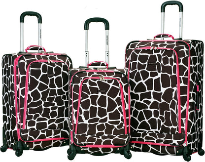 Fusion Softside Spinner Wheel Luggage, Peace, 3-Piece Set (20/24/28)