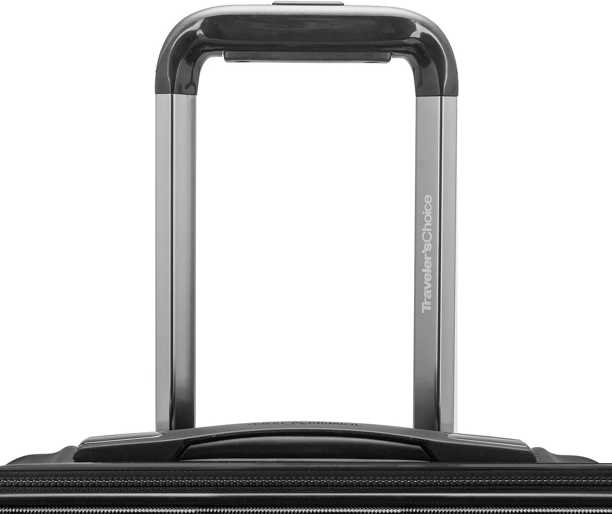 Archer Polycarbonate Hardside Spinner Luggage Set, Tie Down Straps, Purple, Carry-On 21-Inch