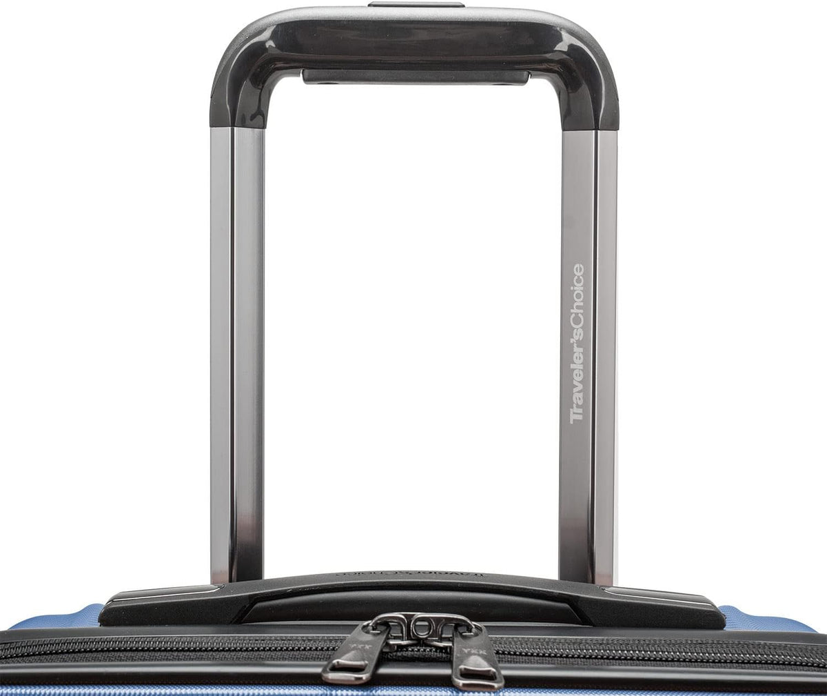 Archer Polycarbonate Hardside Spinner Luggage Set, Tie Down Straps, Purple, Carry-On 21-Inch