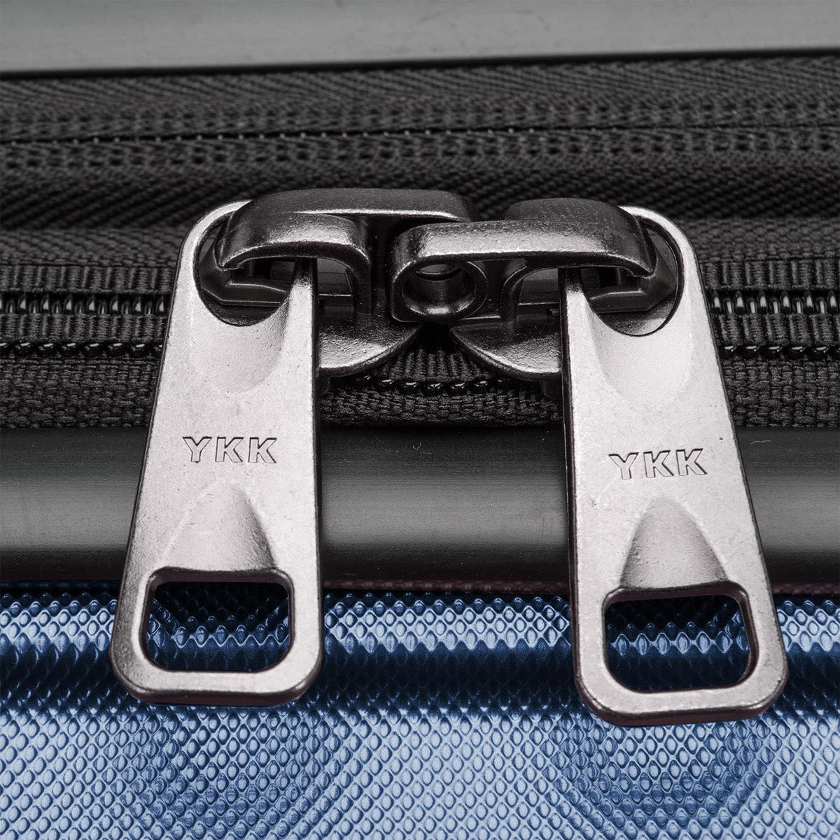 Archer Polycarbonate Hardside Spinner Luggage Set, Tie Down Straps, Purple, Carry-On 21-Inch
