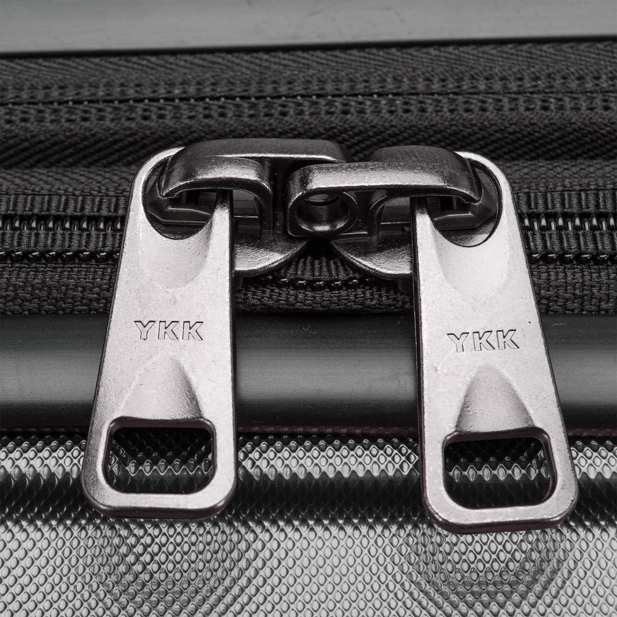 Archer Polycarbonate Hardside Spinner Luggage Set, Tie Down Straps, Purple, Carry-On 21-Inch