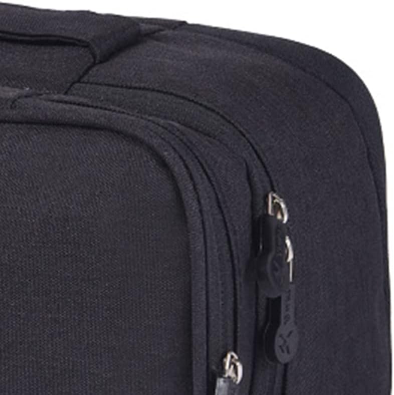 Large Capacity Travel Underwear Closure Bra Travel Case for Women Traveling (Black)