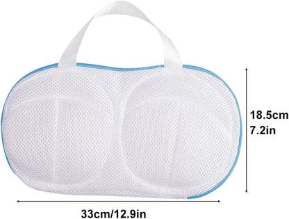 3 Pcs Bra Wash Bags for Laundry, Lingerie and Underwear, Mesh Delicates Bag for Washing Machine with Zipper, Protective Bra Laundry Bag for Women(SIZE:12.9x7.2 Inch)