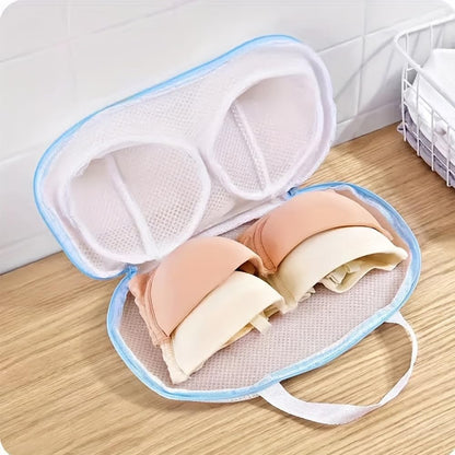 3 Pcs Bra Wash Bags for Laundry, Lingerie and Underwear, Mesh Delicates Bag for Washing Machine with Zipper, Protective Bra Laundry Bag for Women(SIZE:12.9x7.2 Inch)