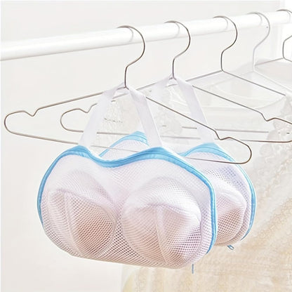 3 Pcs Bra Wash Bags for Laundry, Lingerie and Underwear, Mesh Delicates Bag for Washing Machine with Zipper, Protective Bra Laundry Bag for Women(SIZE:12.9x7.2 Inch)