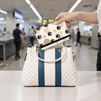 Passport Cover,RFID Blocking,Large Capacity Multi-Slot Travel Passport Wallet for Men & Women - Dark Raven - Colors A