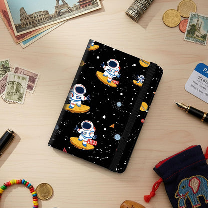Passport Cover,RFID Blocking,Large Capacity Multi-Slot Travel Passport Wallet for Men & Women - Dark Raven - Colors A