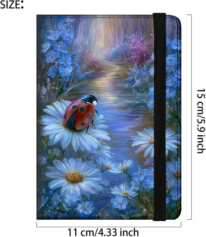 Passport Cover,RFID Blocking,Large Capacity Multi-Slot Travel Passport Wallet for Men & Women - Dark Raven - Colors A