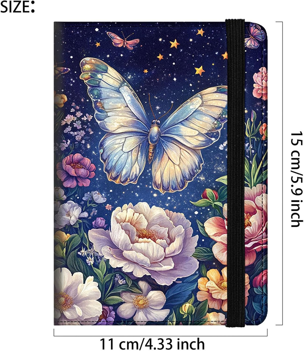 Passport Cover,RFID Blocking,Large Capacity Multi-Slot Travel Passport Wallet for Men & Women - Dark Raven - Colors A