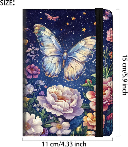 Passport Cover,RFID Blocking,Large Capacity Multi-Slot Travel Passport Wallet for Men & Women - Dark Raven - Colors A