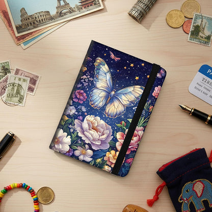 Passport Cover,RFID Blocking,Large Capacity Multi-Slot Travel Passport Wallet for Men & Women - Dark Raven - Colors A