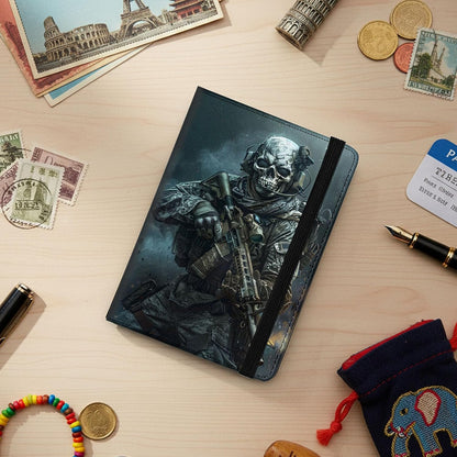 Passport Cover,RFID Blocking,Large Capacity Multi-Slot Travel Passport Wallet for Men & Women - Dark Raven - Colors A