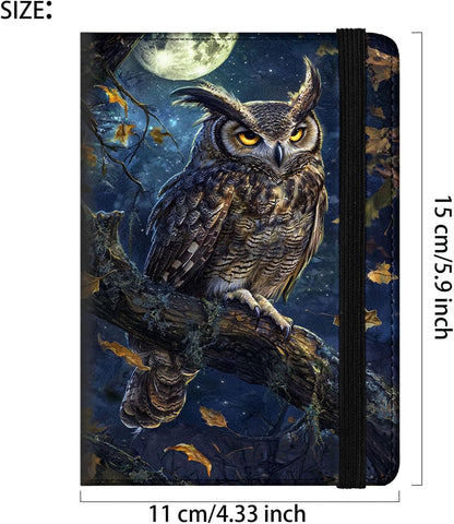 Passport Cover,RFID Blocking,Large Capacity Multi-Slot Travel Passport Wallet for Men & Women - Dark Raven - Colors A