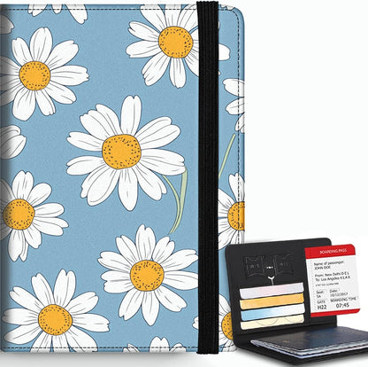 Passport Cover,RFID Blocking,Large Capacity Multi-Slot Travel Passport Wallet for Men & Women - Dark Raven - Colors A