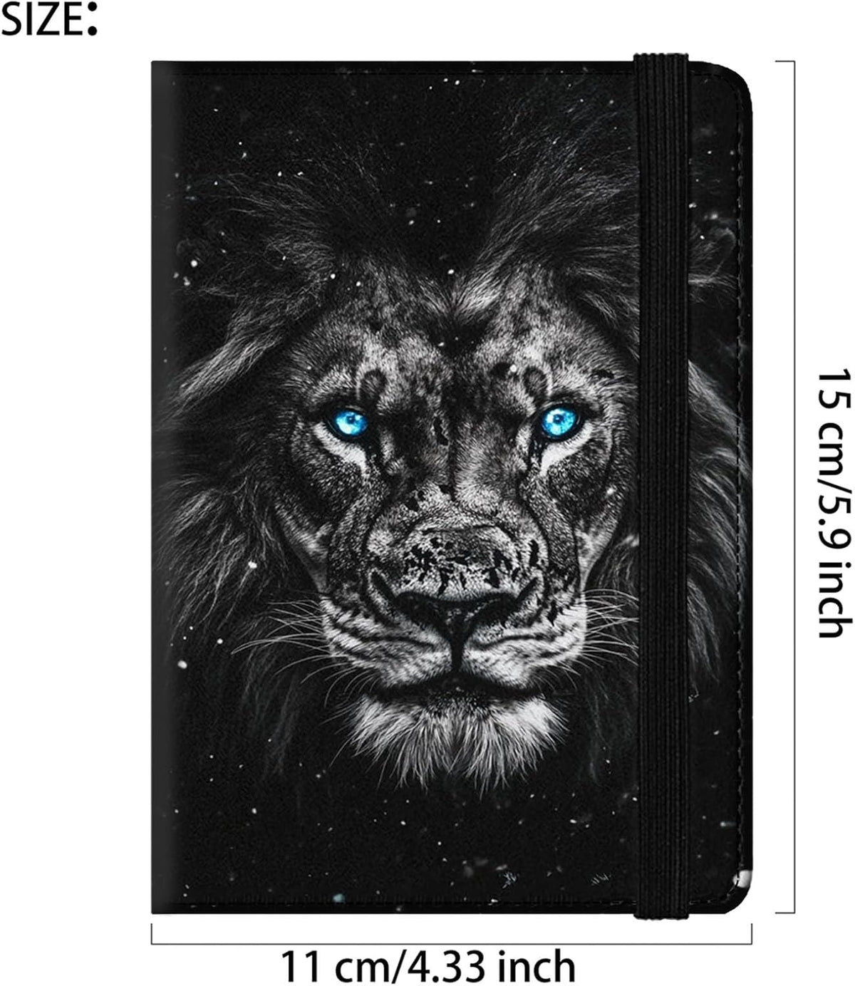 Passport Cover,RFID Blocking,Large Capacity Multi-Slot Travel Passport Wallet for Men & Women - Dark Raven - Colors A