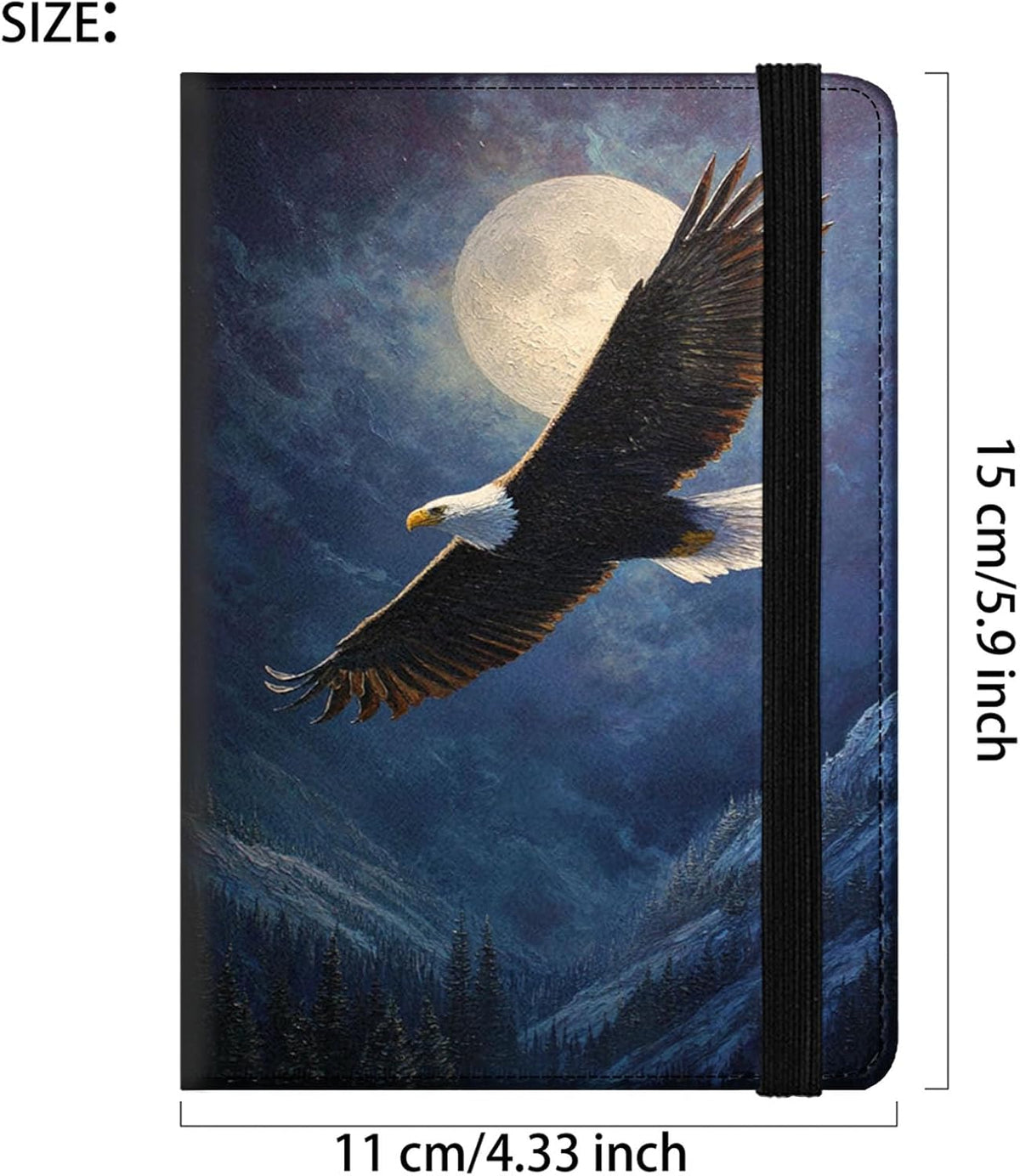 Passport Cover,RFID Blocking,Large Capacity Multi-Slot Travel Passport Wallet for Men & Women - Dark Raven - Colors A