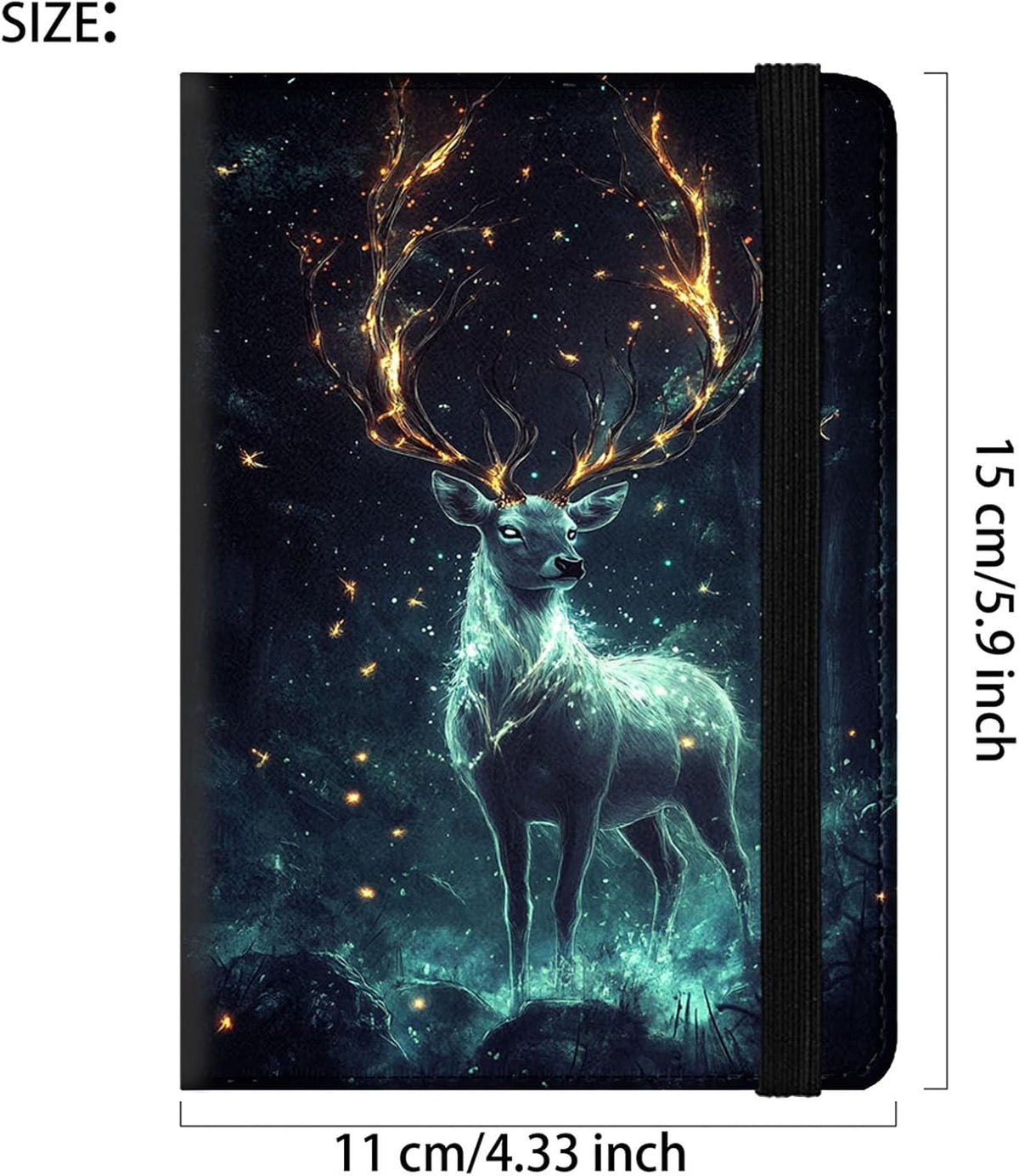 Passport Cover,RFID Blocking,Large Capacity Multi-Slot Travel Passport Wallet for Men & Women - Dark Raven - Colors A