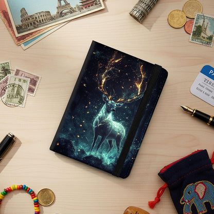 Passport Cover,RFID Blocking,Large Capacity Multi-Slot Travel Passport Wallet for Men & Women - Dark Raven - Colors A