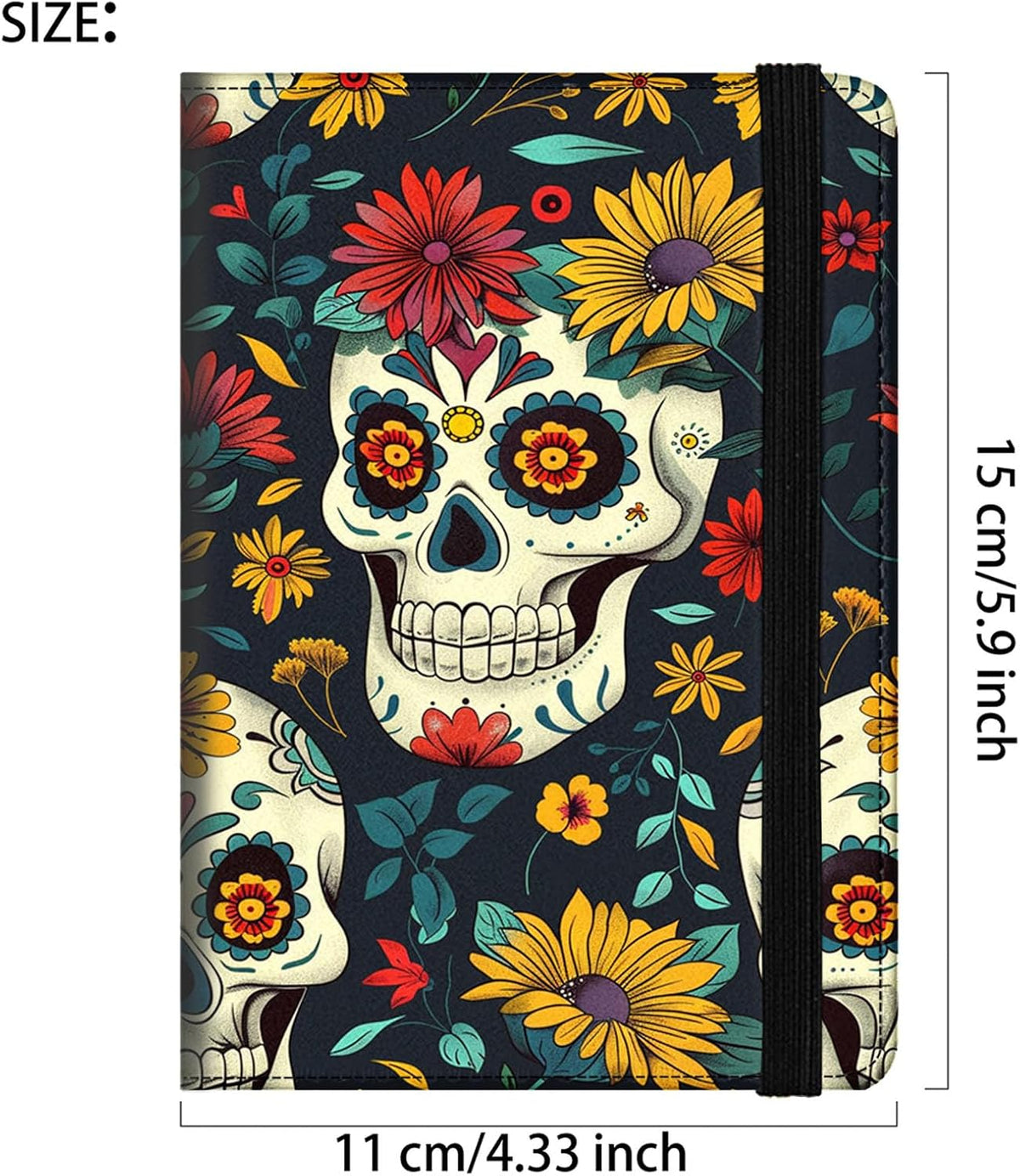 Passport Cover,RFID Blocking,Large Capacity Multi-Slot Travel Passport Wallet for Men & Women - Dark Raven - Colors A