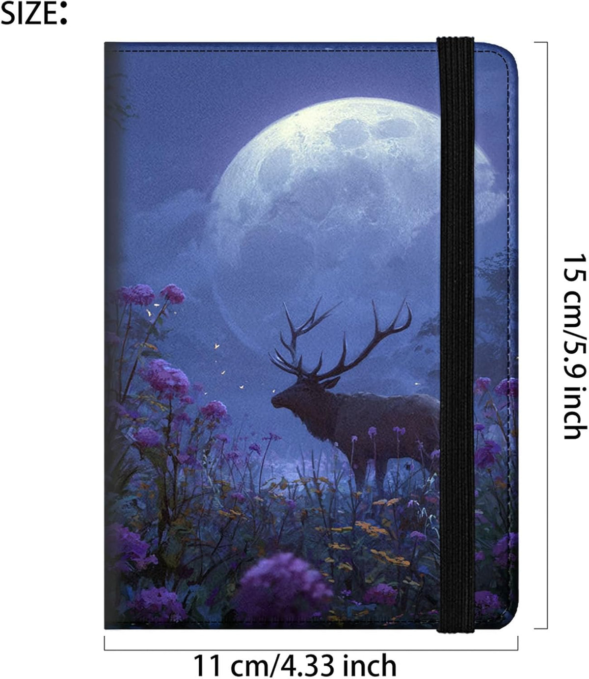 Passport Cover,RFID Blocking,Large Capacity Multi-Slot Travel Passport Wallet for Men & Women - Dark Raven - Colors A