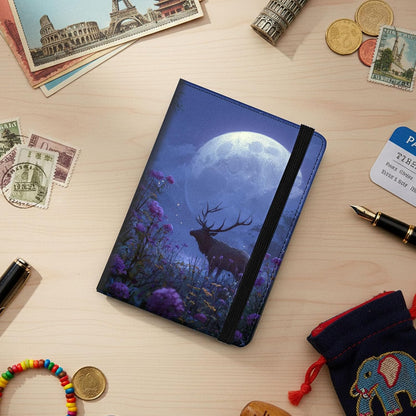 Passport Cover,RFID Blocking,Large Capacity Multi-Slot Travel Passport Wallet for Men & Women - Dark Raven - Colors A