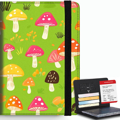 Passport Cover,RFID Blocking,Large Capacity Multi-Slot Travel Passport Wallet for Men & Women - Dark Raven - Colors A